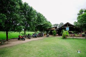 Hampi Waterfall Cottages外面的花园