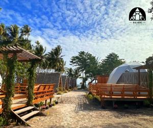 Zahrada ubytování Balabac Eco Resort