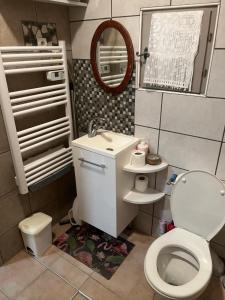 Koupelna v ubytování Maison dans une grange