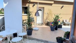 Innanhússgarður eða útisvæði á Apartment Olive Istra