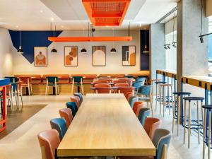 ibis budget Manchester Airport T2餐厅或其他用餐的地方