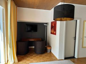TV a/nebo společenská místnost v ubytování Hotel SchlossStuben