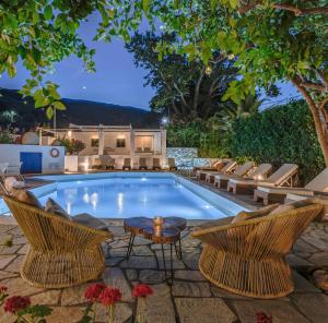 Bazén v ubytování Aeolos Hotel & Villas - Pelion nebo v jeho okolí