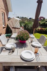 Ein Balkon oder eine Terrasse in der Unterkunft Bäum Hüs A