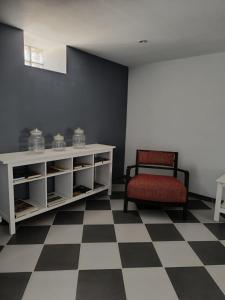 Χώρος καθιστικού στο le domaine de mazerolles