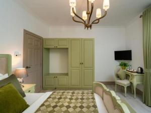 TV a/nebo společenská místnost v ubytování Stoney Croft Cottage