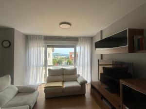 Posezení v ubytování O Faro de Corrubedo