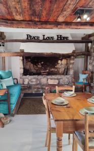 Χώρος καθιστικού στο Barn Owl Cottage