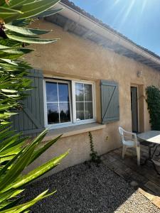 Bygningen som feriehuset ligger i