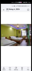 Postel nebo postele na pokoji v ubytování MOTEL WIN PHÁT