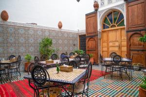 Restaurace v ubytování Riad Fes EL KAID