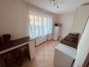 Χώρος καθιστικού στο Ferienhaus im Kurort inkl Frühstück