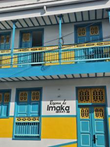 Μπαλκόνι ή βεράντα στο Hotel de Imaka Filandia