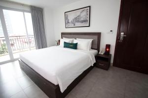 Vrest Hotel客房内的一张或多张床位