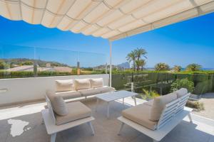 Posezení v ubytování CostaBlancaDreams Villa Hermosa in Calpe