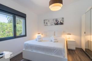 Postel nebo postele na pokoji v ubytování CostaBlancaDreams Villa Hermosa in Calpe
