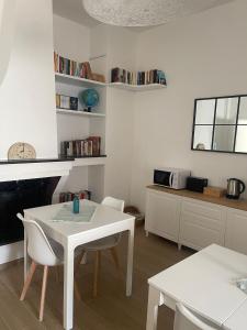 Knihovna v bed and breakfast