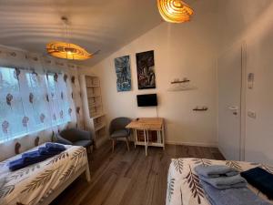 Postel nebo postele na pokoji v ubytování Broddaborg Apartments