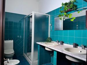 Koupelna v ubytování Villa Milone Etna Country House + 48 fotografií