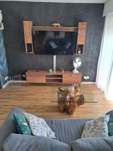 Χώρος καθιστικού στο Appartement Cosy à Ales aux pieds des Cévennes