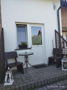 Balkón nebo terasa v ubytování Piaskowa Przystań