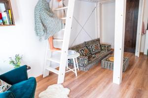 Posezení v ubytování Apartmán Spálený mlýn