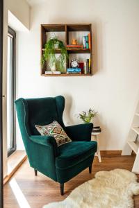 Posezení v ubytování Apartmán Spálený mlýn