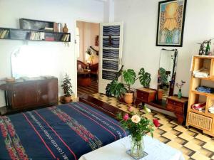 Katil atau katil-katil dalam bilik di Double Bedroom in the Heart of Tanger