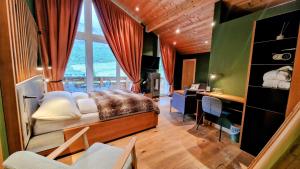 Posezení v ubytování Amber Ski-in/out Hotel & Spa