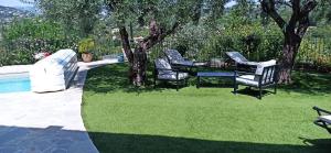 Zahrada ubytování Chambre avec vue