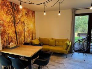 Posezení v ubytování Apartmány Černý vlk, Borová Lada