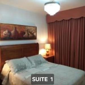 Postel nebo postele na pokoji v ubytování Terraza Santa Lucia,Suites "Como en su Casa"