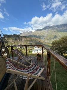 Paisaje cerca de este camping