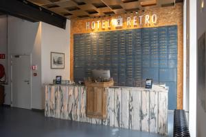 Vstupní hala nebo recepce v ubytování Hotel Retro