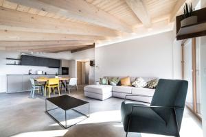 Η κουζίνα ή μικρή κουζίνα στο Nuova Luxury Suite Emilius - Panorama