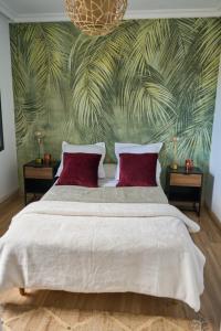 Postel nebo postele na pokoji v ubytování Habitación oasis