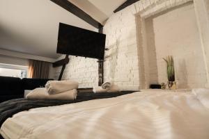 Telewizja i/lub zestaw kina domowego w obiekcie TS Apartamenty