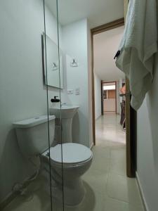 Ένα μπάνιο στο Apartamento Portal 18