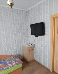 TV a/nebo společenská místnost v ubytování Cosy Charming Hostel in central of Marijampole