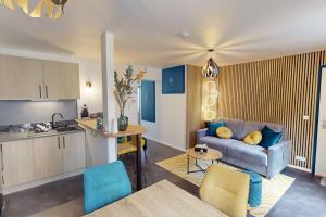 Kuchyň nebo kuchyňský kout v ubytování Modern Jungle - Colmar