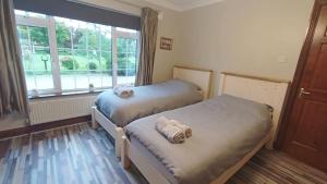 Tempat tidur dalam kamar di Bottega Guesthouse and Gallery