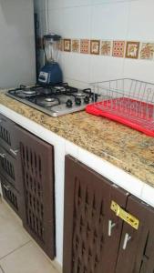 Η κουζίνα ή μικρή κουζίνα στο Departamento con Alberca en Ixtapa +5 φωτογραφίες
