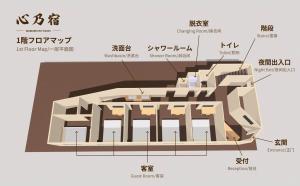 心乃宿 Kokoro No Yado-Newly renovatedの見取り図または間取り図