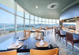 Restaurace v ubytování Setouchi Kojima Hotel Kurashiki