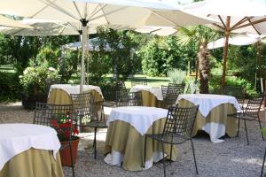 A garden outside Villa Belfiore