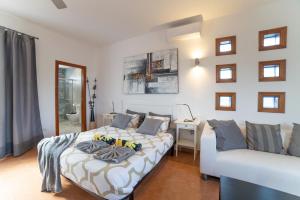 Et opholdsområde på Villa Palmera