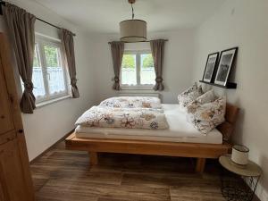 Posteľ alebo postele v izbe v ubytovaní Ferienwohnung Langfeld