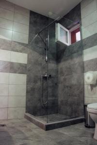 Koupelna v ubytování Skopje Downtown Hostel