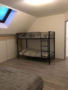 Postel nebo postele na pokoji v ubytování Maison de campagne