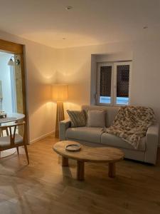 Ruang duduk di Appartement chaleureux en Alsace